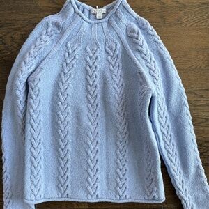 girls crewcuts sweater- light blue- XL
